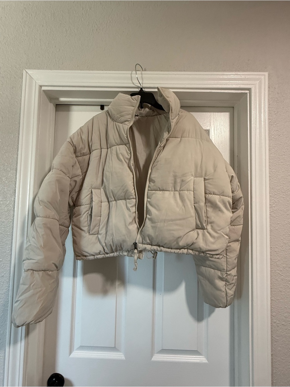 H&M Cream Quilted Jacket